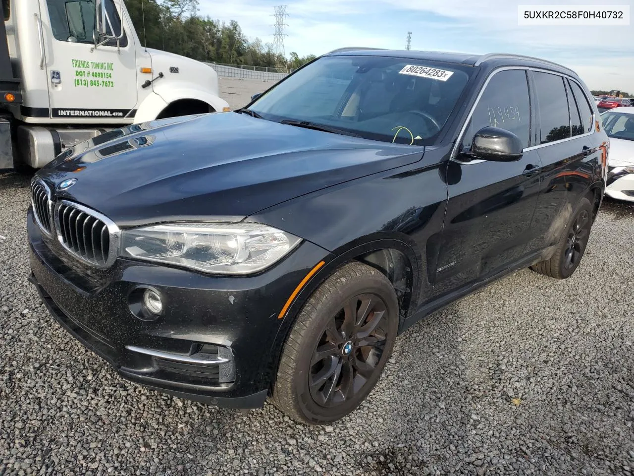 2015 BMW X5 Sdrive35I VIN: 5UXKR2C58F0H40732 Lot: 80264283