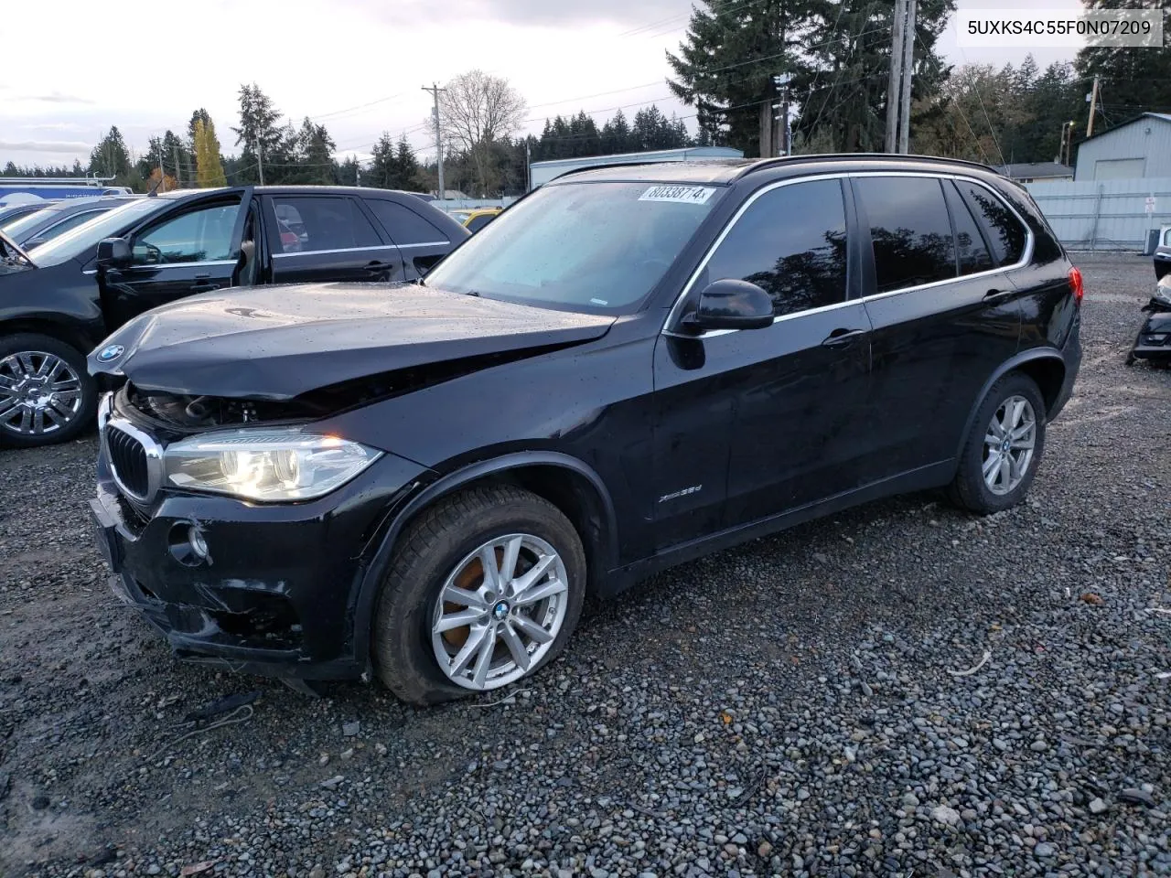 2015 BMW X5 xDrive35D VIN: 5UXKS4C55F0N07209 Lot: 80338714