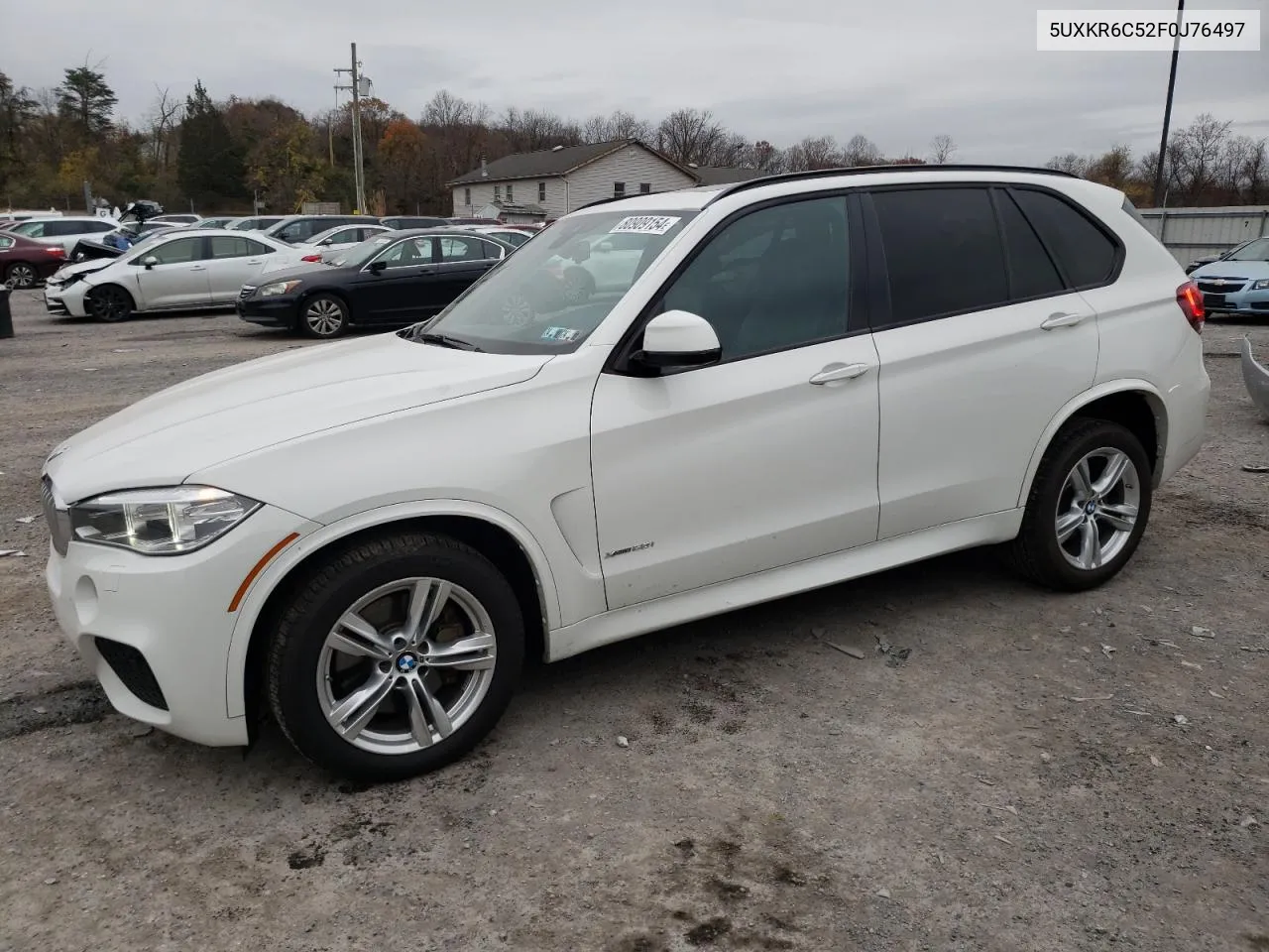 2015 BMW X5 xDrive50I VIN: 5UXKR6C52F0J76497 Lot: 80909154