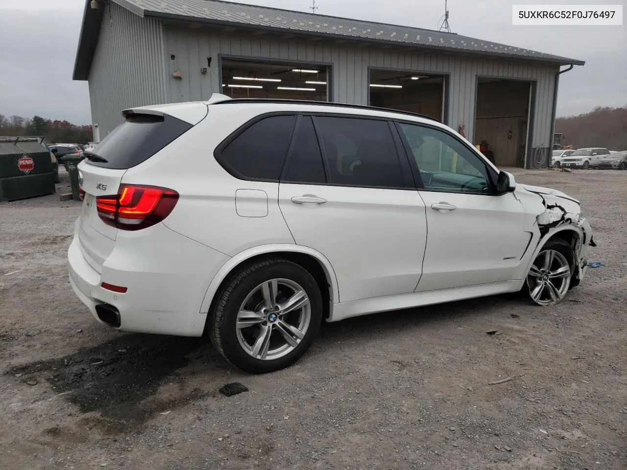 2015 BMW X5 xDrive50I VIN: 5UXKR6C52F0J76497 Lot: 80909154