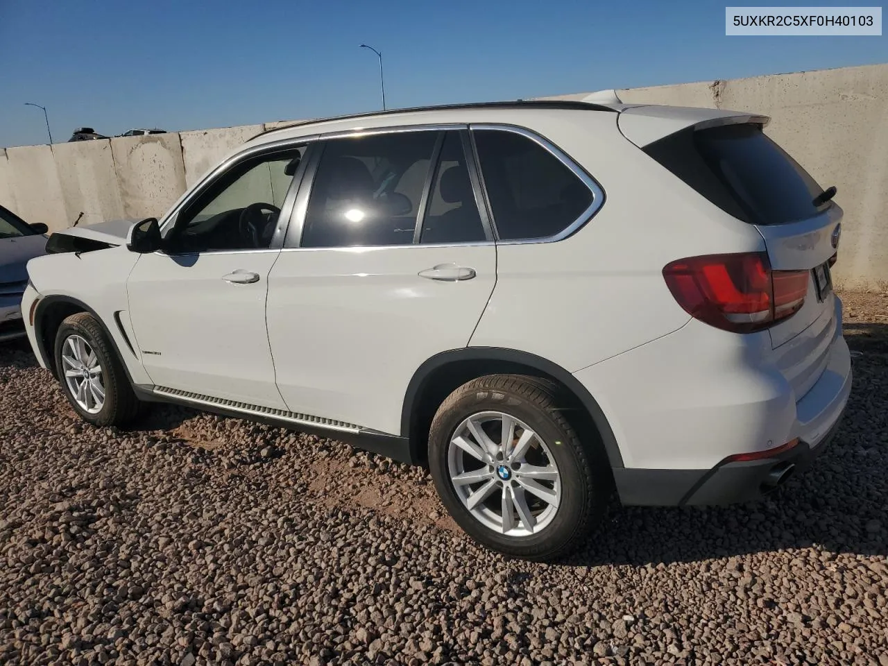 2015 BMW X5 Sdrive35I VIN: 5UXKR2C5XF0H40103 Lot: 81343024