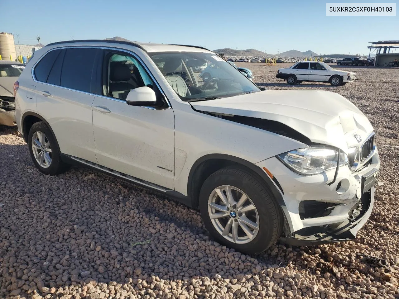 2015 BMW X5 Sdrive35I VIN: 5UXKR2C5XF0H40103 Lot: 81343024