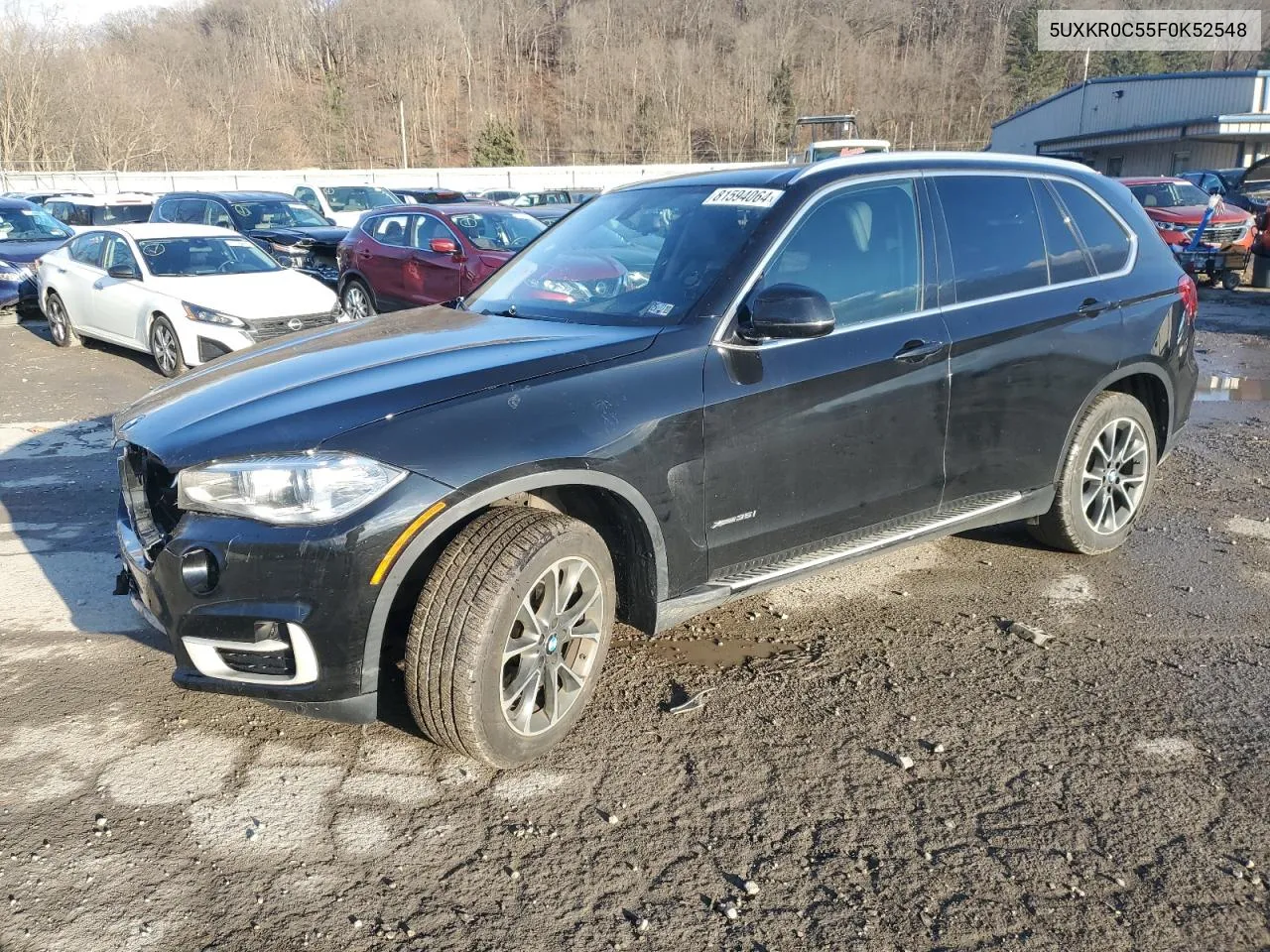 2015 BMW X5 xDrive35I VIN: 5UXKR0C55F0K52548 Lot: 81594064