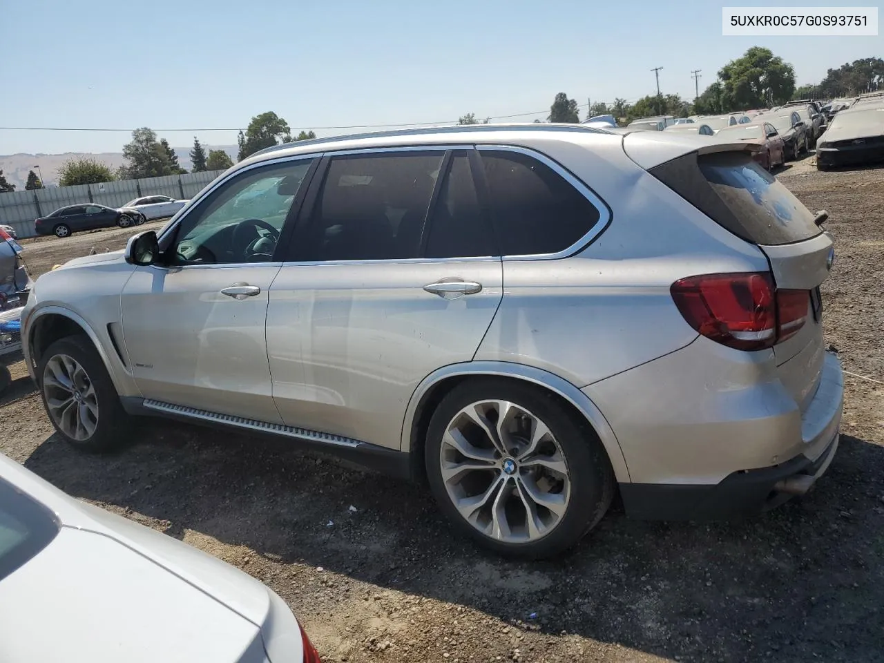 2016 BMW X5 xDrive35I VIN: 5UXKR0C57G0S93751 Lot: 62108434