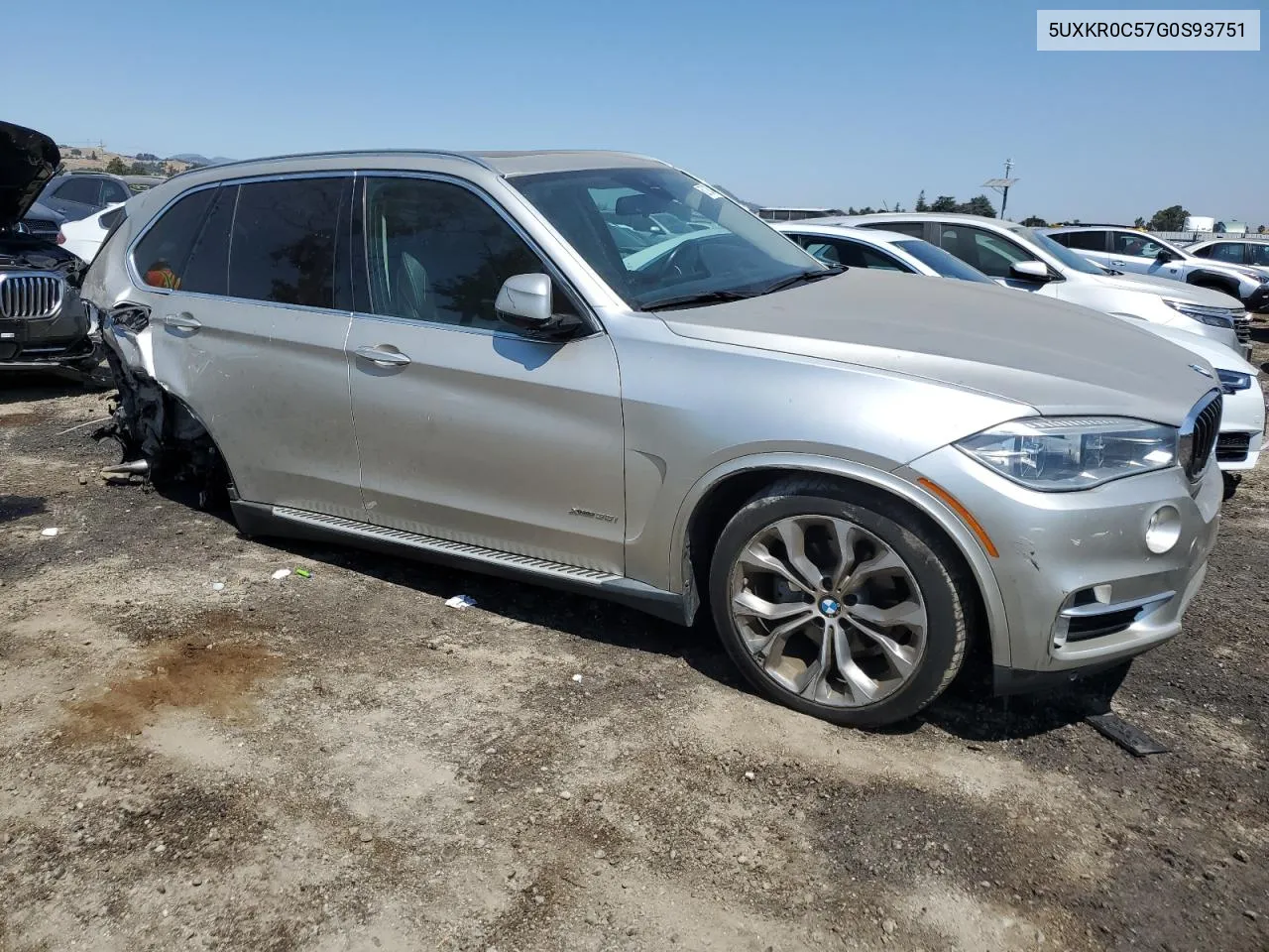 2016 BMW X5 xDrive35I VIN: 5UXKR0C57G0S93751 Lot: 62108434