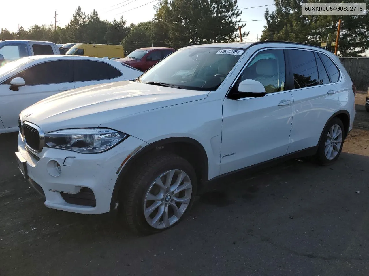 2016 BMW X5 xDrive35I VIN: 5UXKR0C54G0S92718 Lot: 70047654