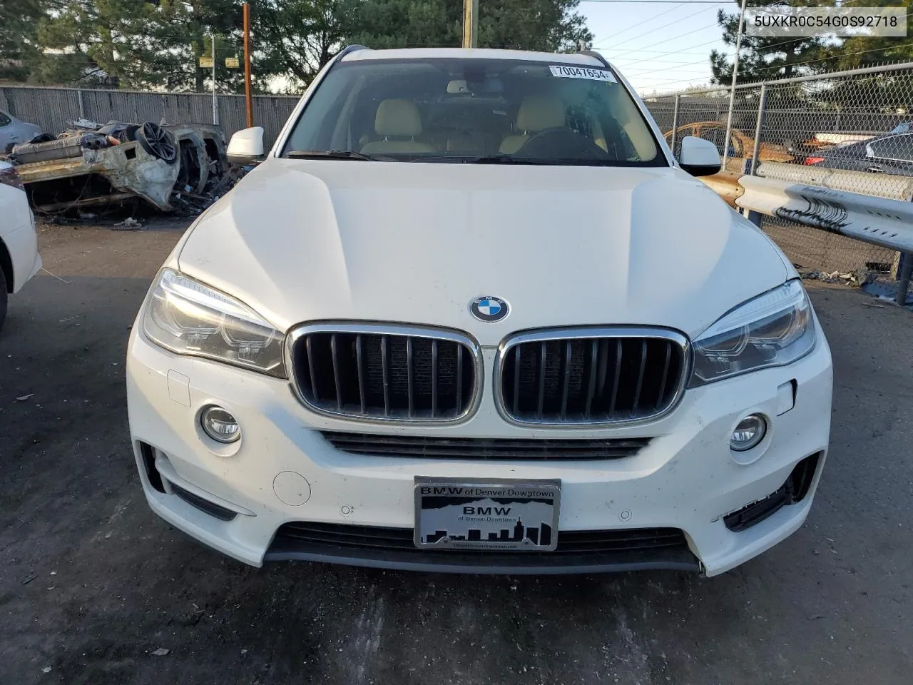 2016 BMW X5 xDrive35I VIN: 5UXKR0C54G0S92718 Lot: 70047654