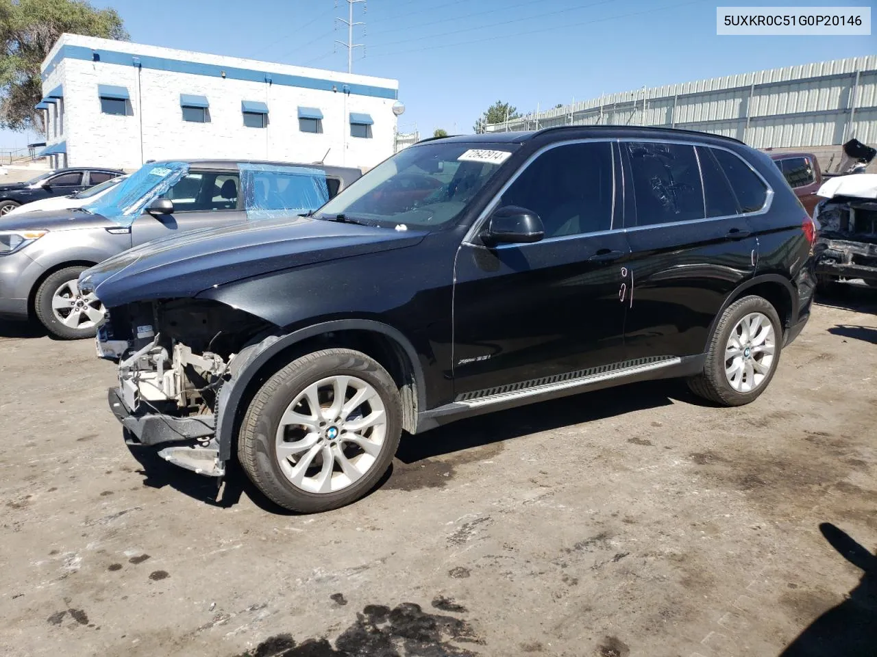 2016 BMW X5 xDrive35I VIN: 5UXKR0C51G0P20146 Lot: 72642914