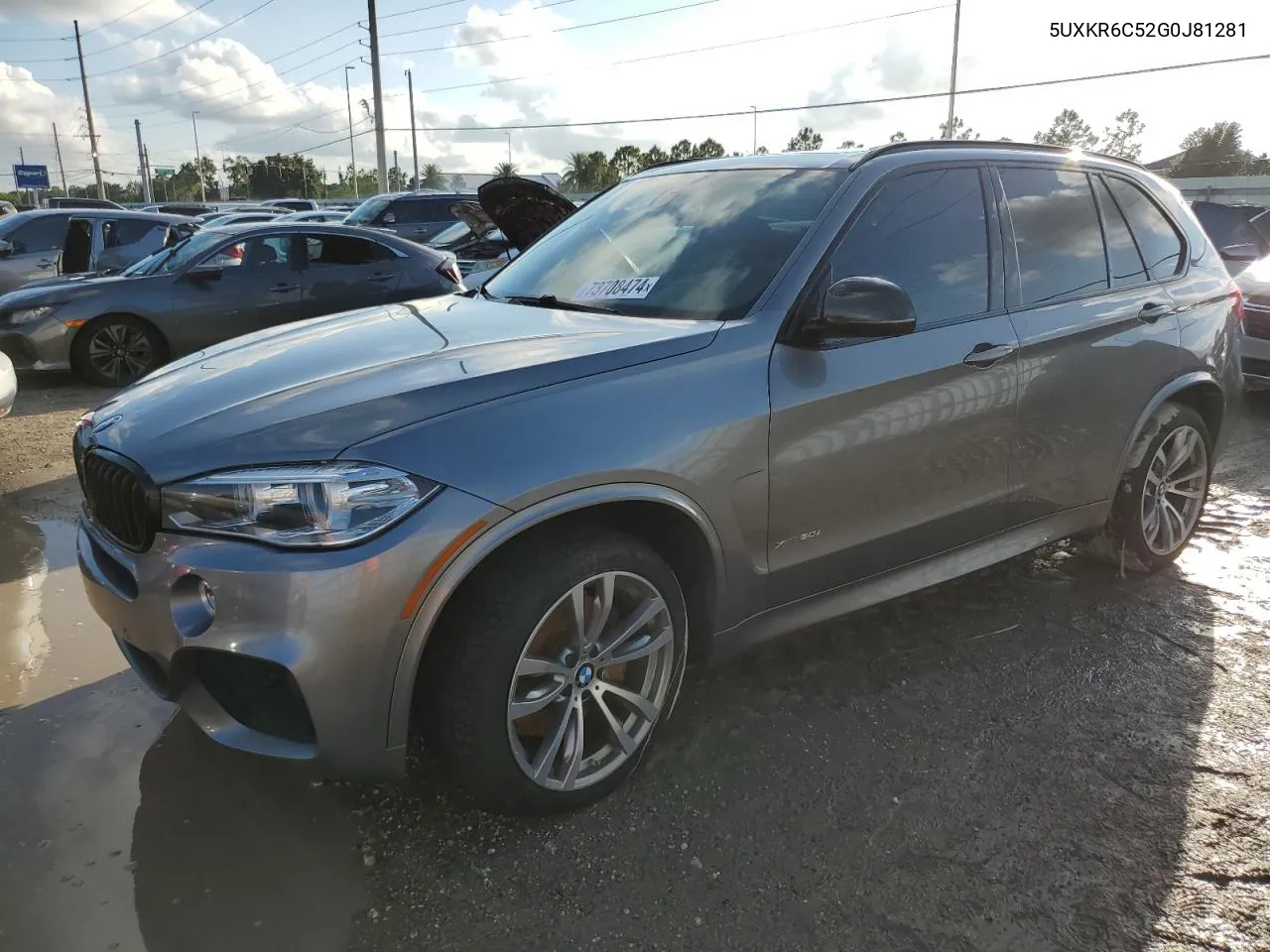 2016 BMW X5 xDrive50I VIN: 5UXKR6C52G0J81281 Lot: 73708474