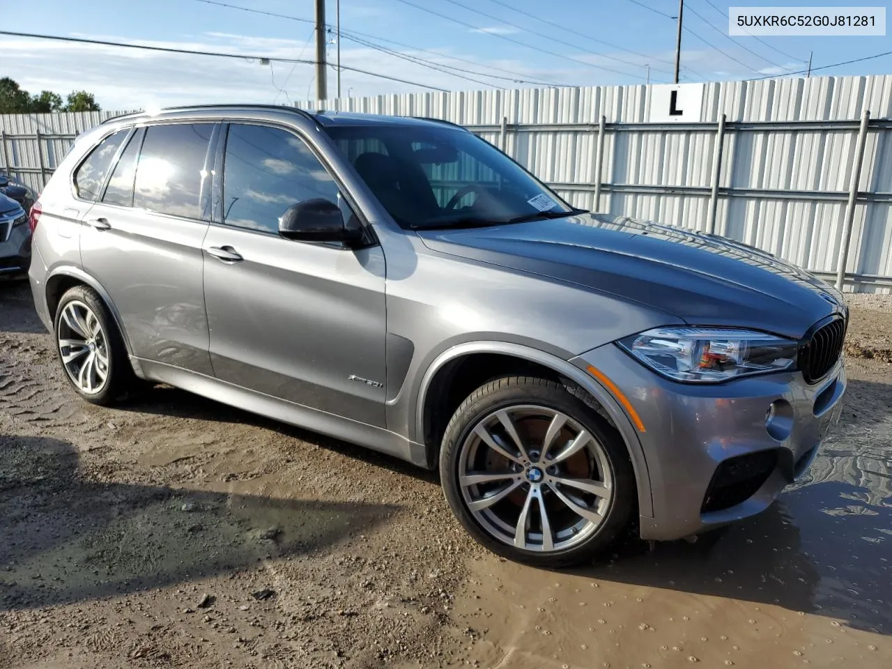 2016 BMW X5 xDrive50I VIN: 5UXKR6C52G0J81281 Lot: 73708474