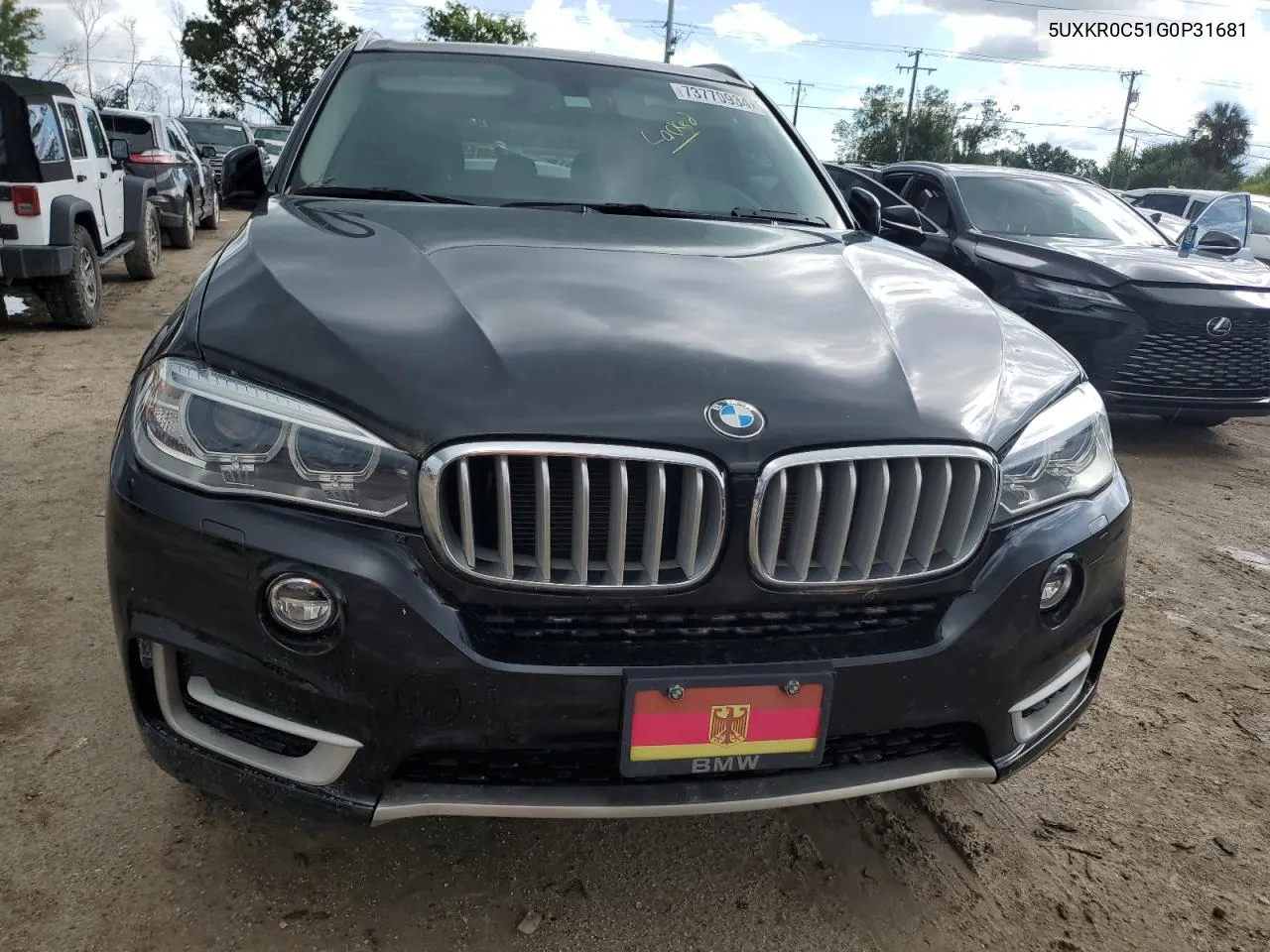 2016 BMW X5 xDrive35I VIN: 5UXKR0C51G0P31681 Lot: 73770934