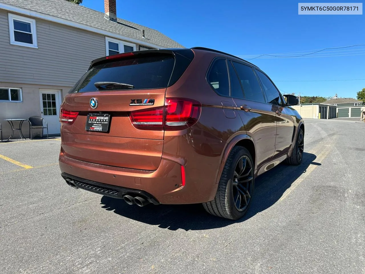 2016 BMW X5 M VIN: 5YMKT6C50G0R78171 Lot: 73812864