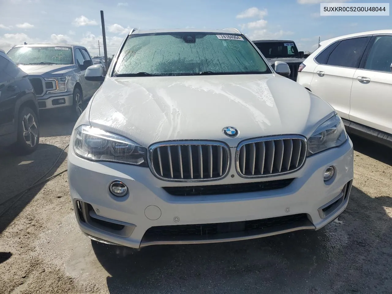 2016 BMW X5 xDrive35I VIN: 5UXKR0C52G0U48044 Lot: 74184904