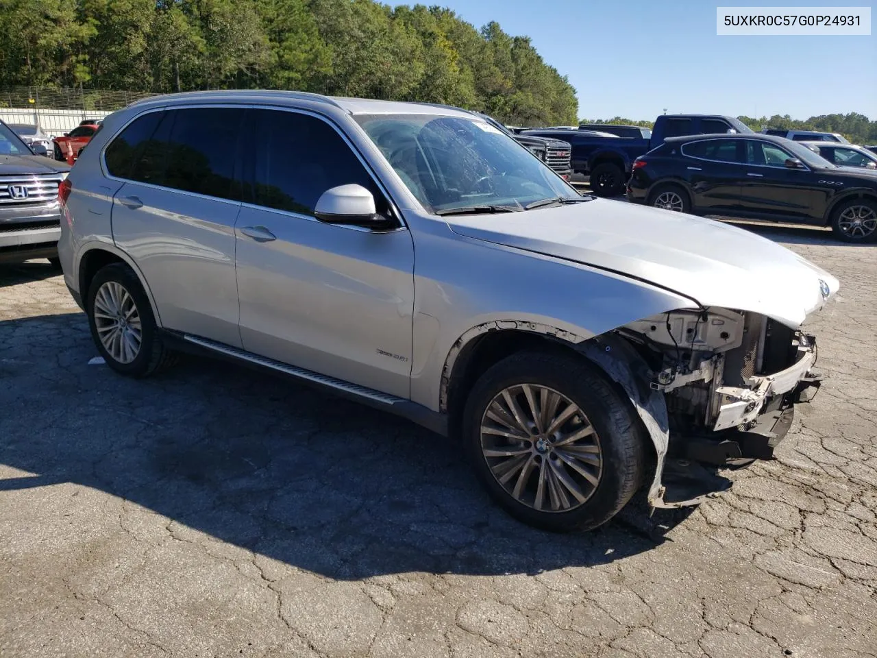 2016 BMW X5 xDrive35I VIN: 5UXKR0C57G0P24931 Lot: 74493814