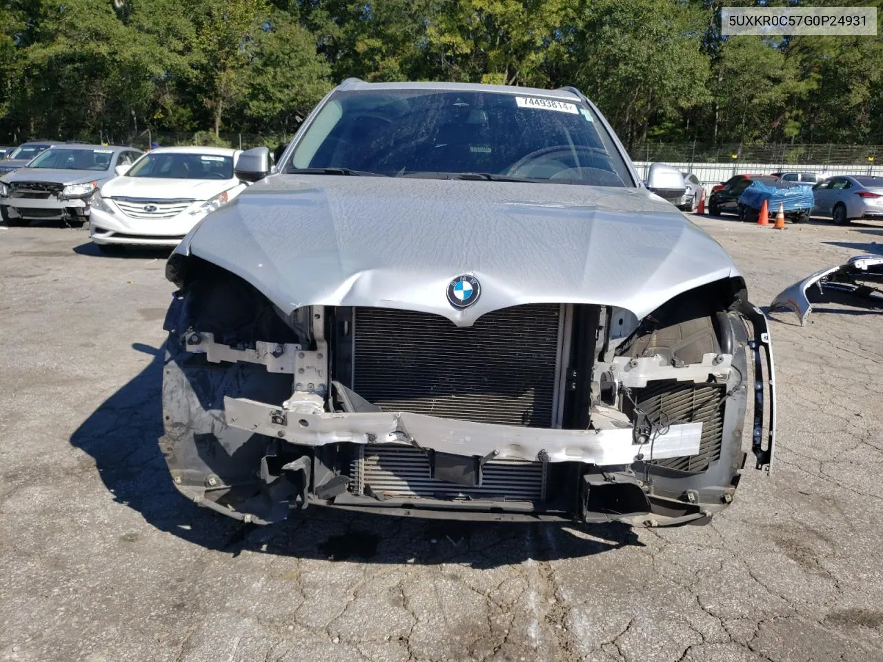 2016 BMW X5 xDrive35I VIN: 5UXKR0C57G0P24931 Lot: 74493814