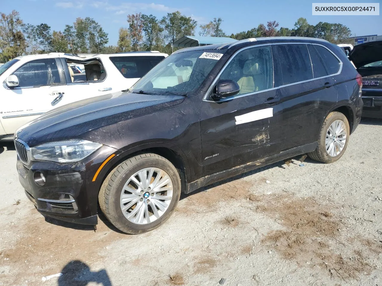 2016 BMW X5 xDrive35I VIN: 5UXKR0C5XG0P24471 Lot: 74813694