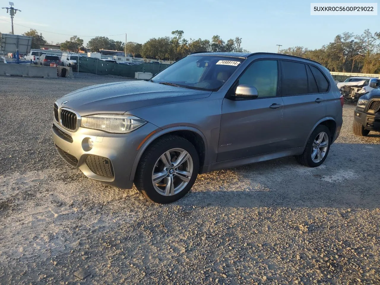 2016 BMW X5 xDrive35I VIN: 5UXKR0C56G0P29022 Lot: 74989114