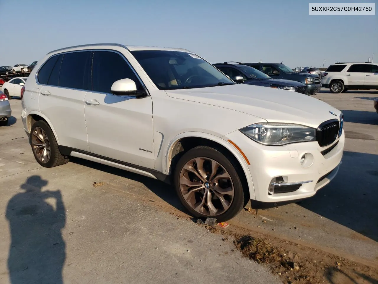 2016 BMW X5 Sdrive35I VIN: 5UXKR2C57G0H42750 Lot: 75102844