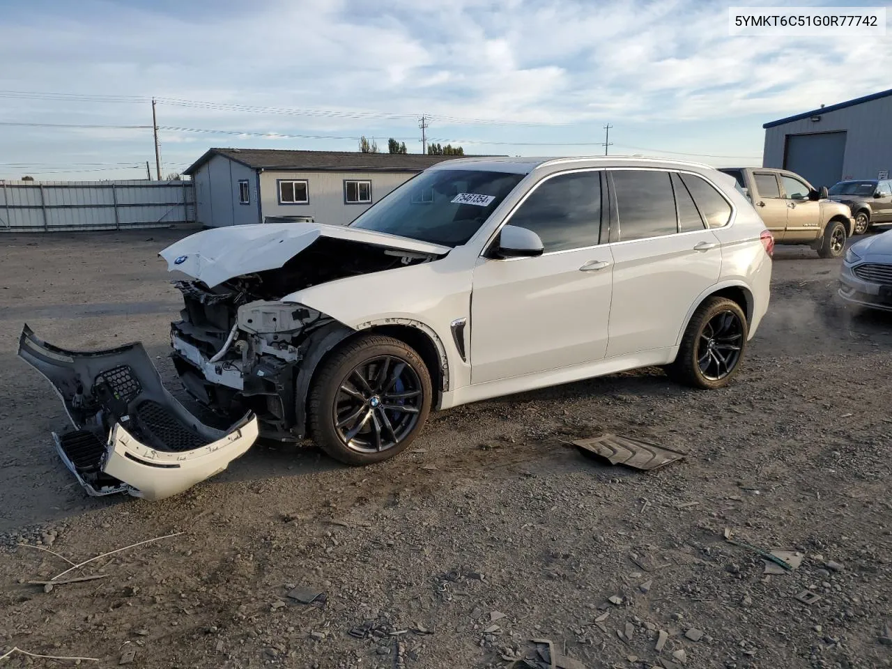 2016 BMW X5 M VIN: 5YMKT6C51G0R77742 Lot: 75461354