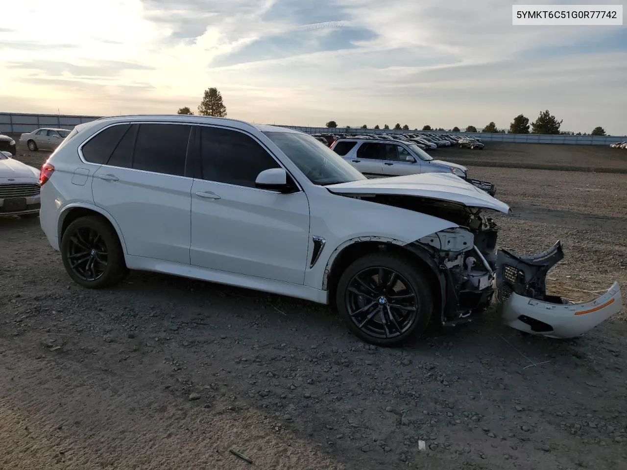 2016 BMW X5 M VIN: 5YMKT6C51G0R77742 Lot: 75461354