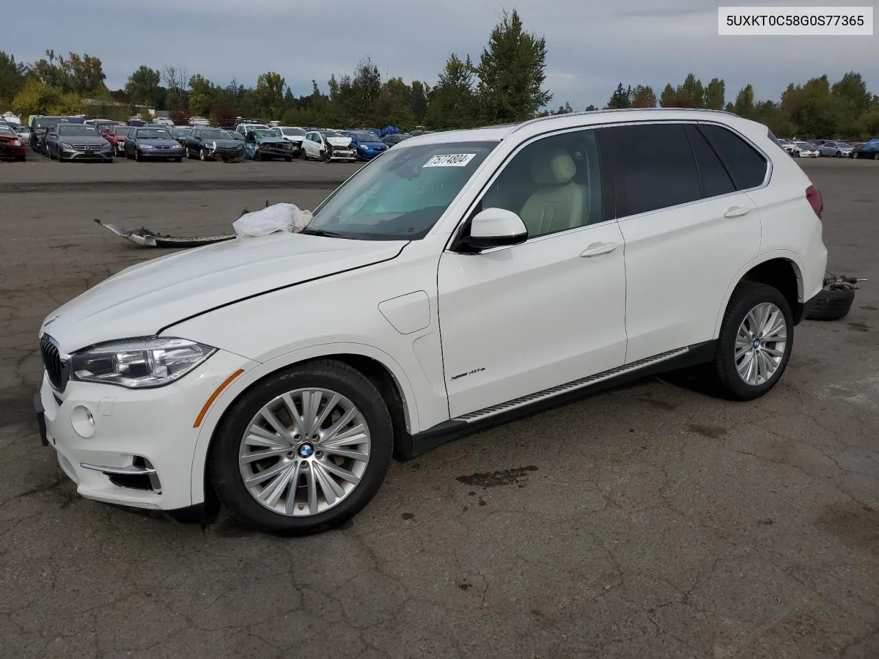 2016 BMW X5 Xdr40E VIN: 5UXKT0C58G0S77365 Lot: 75774804