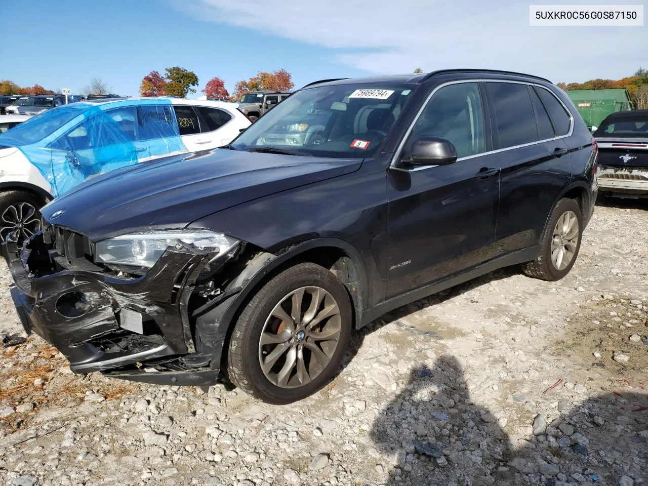 2016 BMW X5 xDrive35I VIN: 5UXKR0C56G0S87150 Lot: 75989794