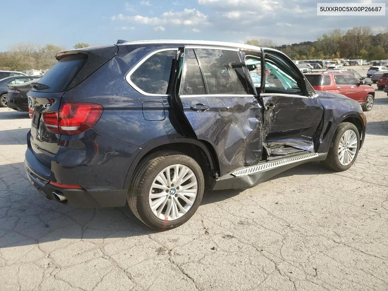 2016 BMW X5 xDrive35I VIN: 5UXKR0C5XG0P26687 Lot: 76175684