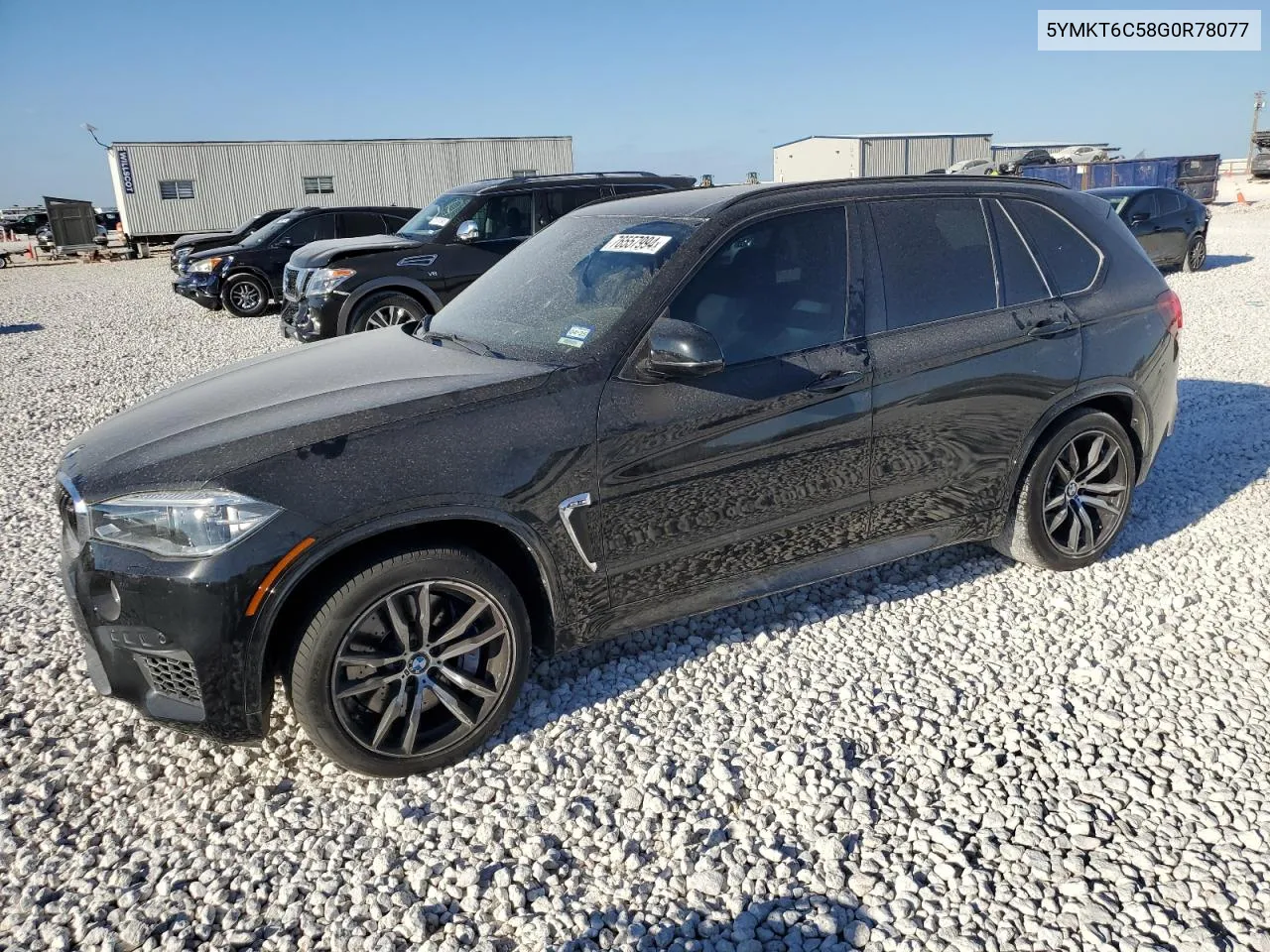 2016 BMW X5 M VIN: 5YMKT6C58G0R78077 Lot: 76557994