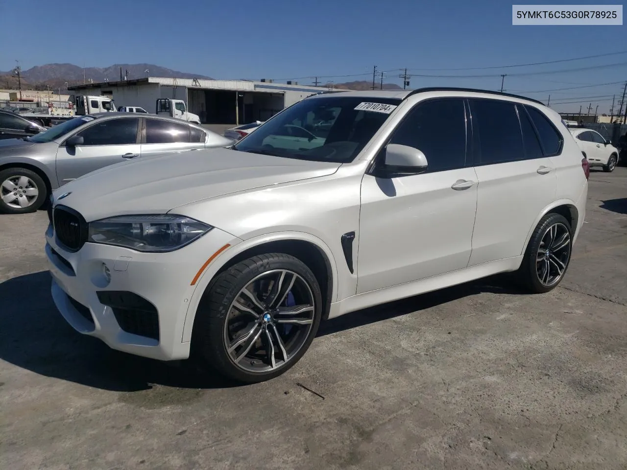 2016 BMW X5 M VIN: 5YMKT6C53G0R78925 Lot: 77010704