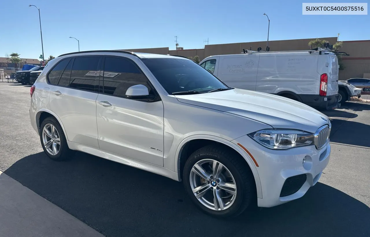 2016 BMW X5 Xdr40E VIN: 5UXKT0C54G0S75516 Lot: 77696194