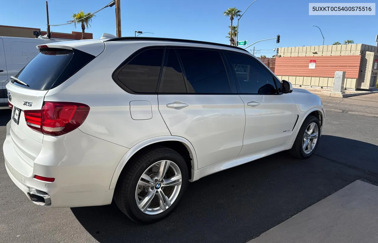 2016 BMW X5 Xdr40E VIN: 5UXKT0C54G0S75516 Lot: 77696194