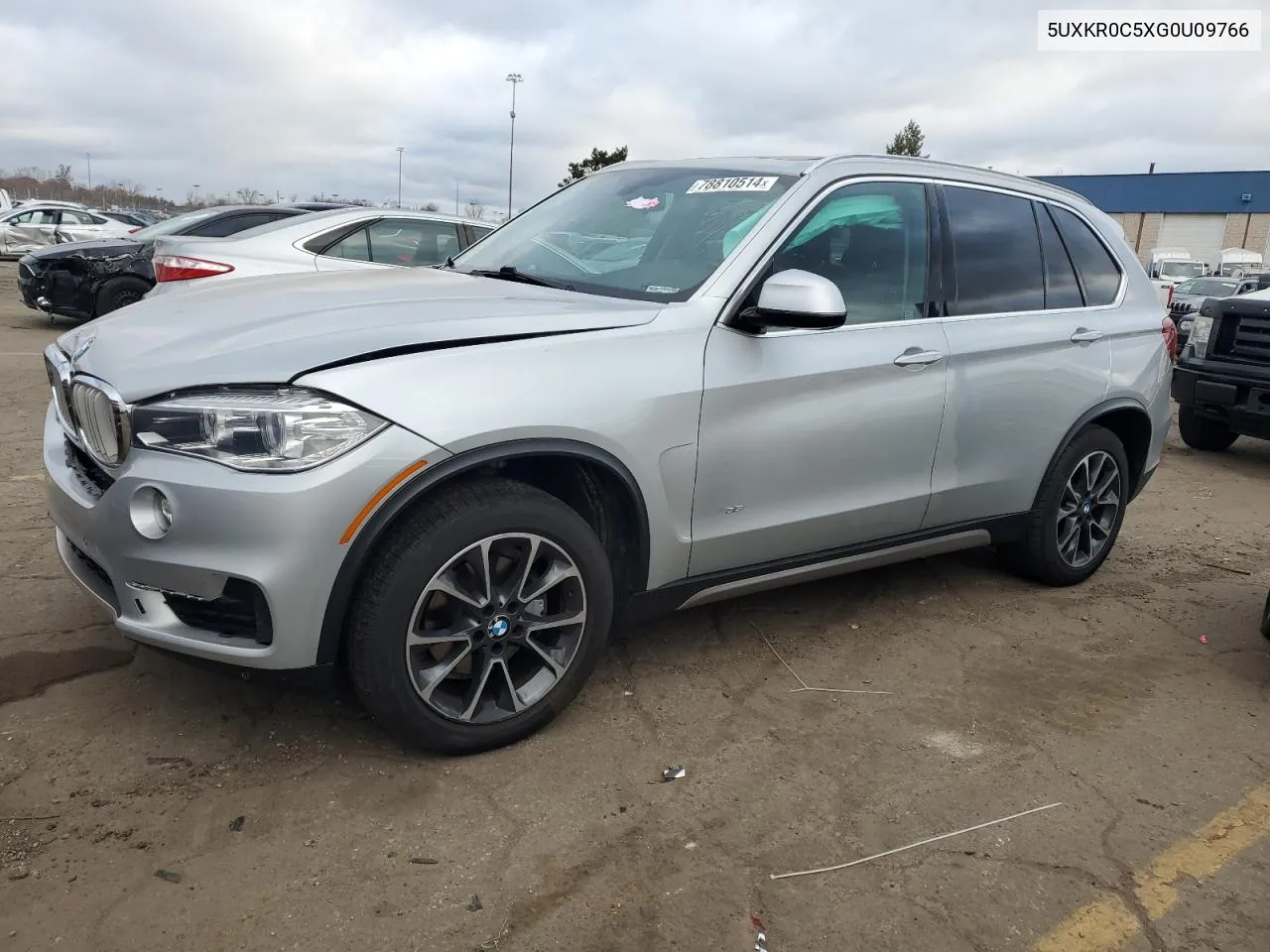 2016 BMW X5 xDrive35I VIN: 5UXKR0C5XG0U09766 Lot: 78810514