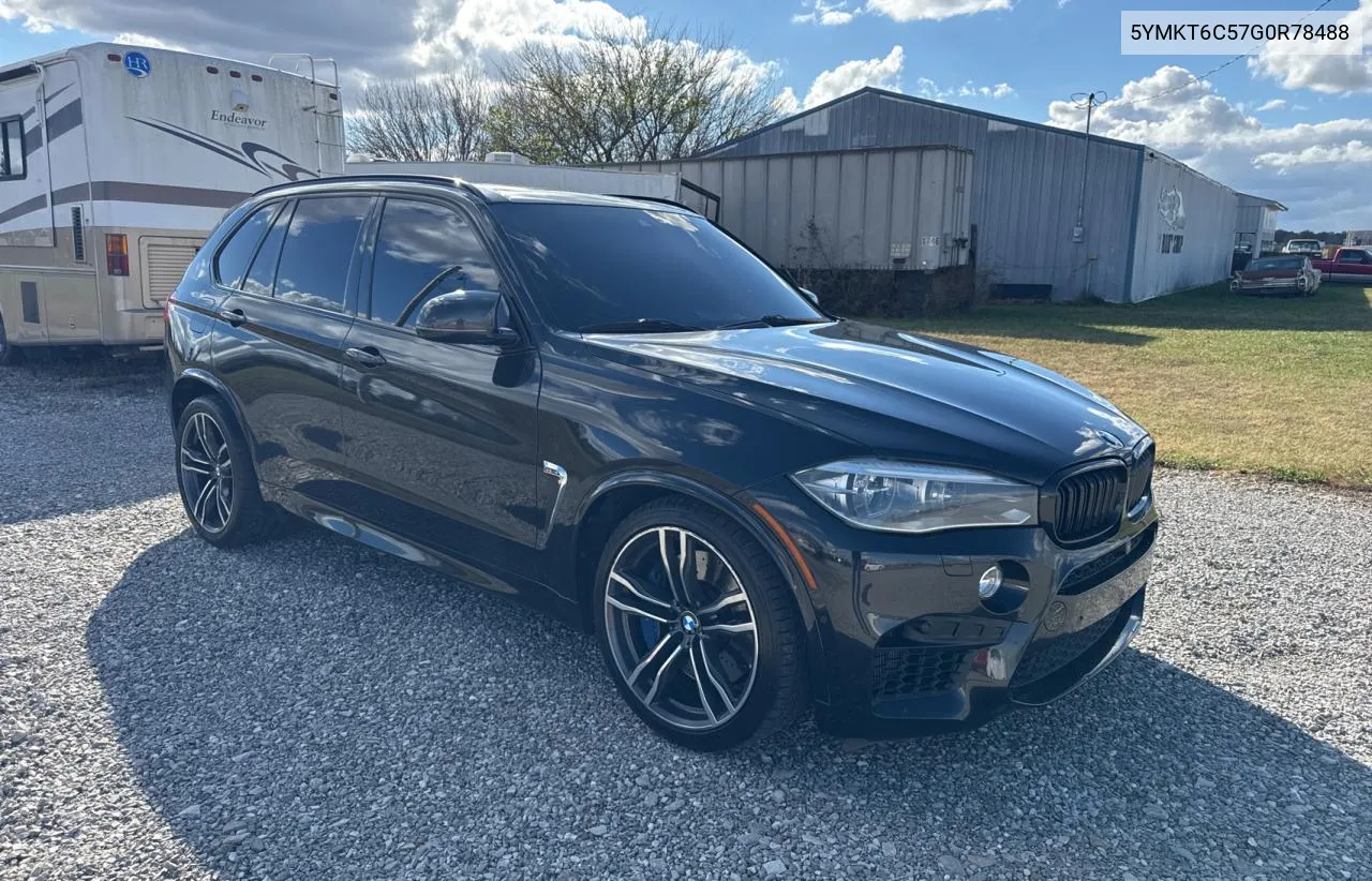 2016 BMW X5 M VIN: 5YMKT6C57G0R78488 Lot: 79718434