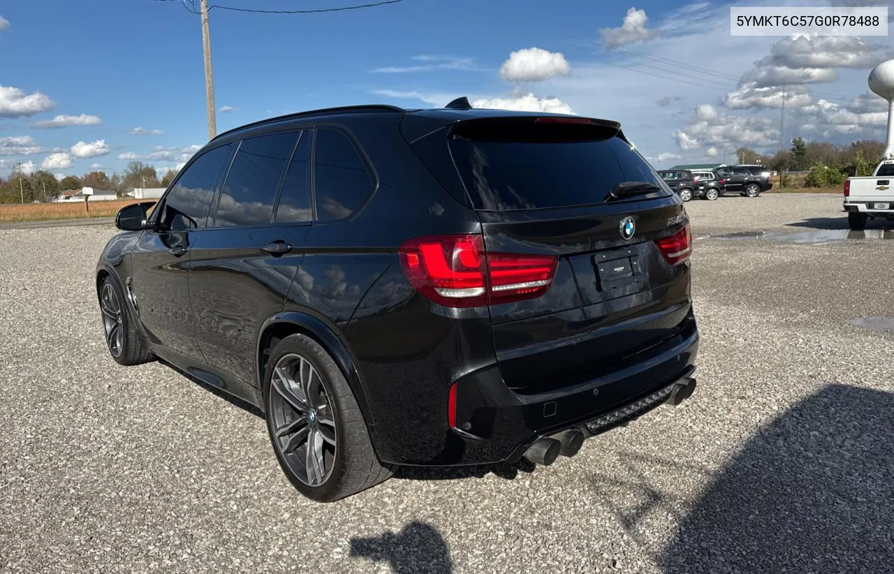 2016 BMW X5 M VIN: 5YMKT6C57G0R78488 Lot: 79718434