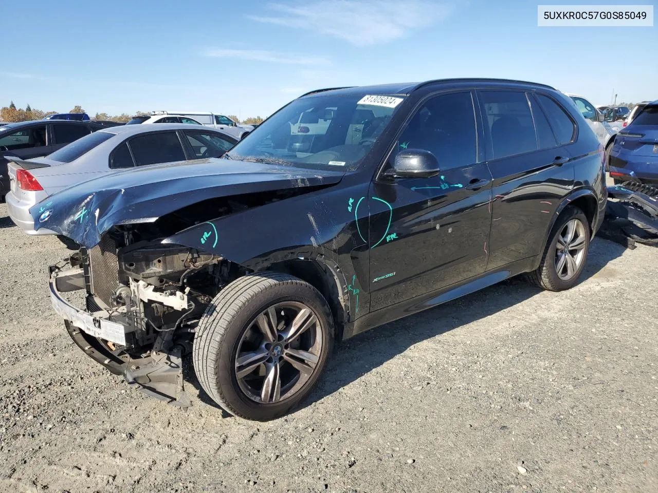 2016 BMW X5 xDrive35I VIN: 5UXKR0C57G0S85049 Lot: 81305024