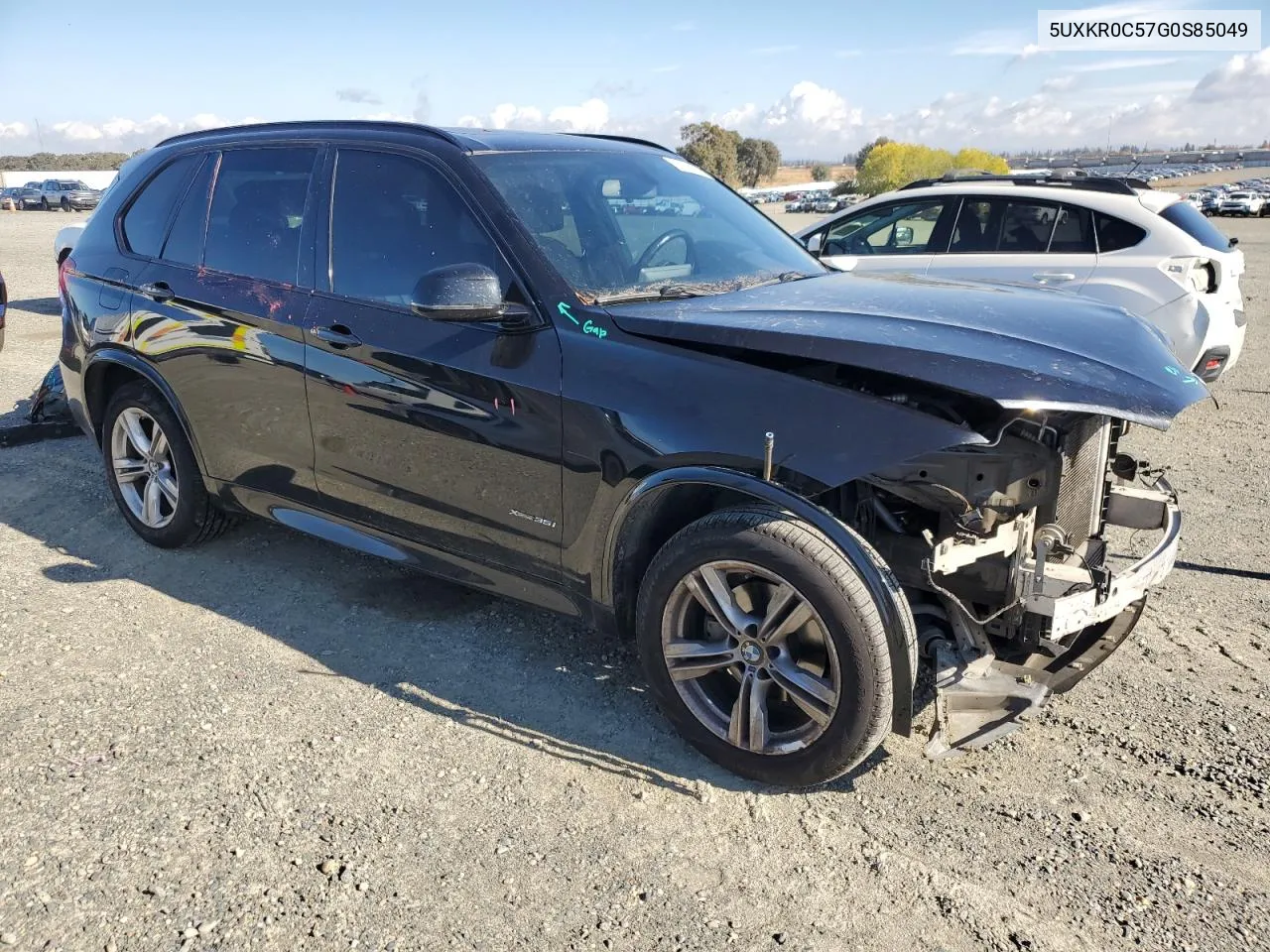 2016 BMW X5 xDrive35I VIN: 5UXKR0C57G0S85049 Lot: 81305024