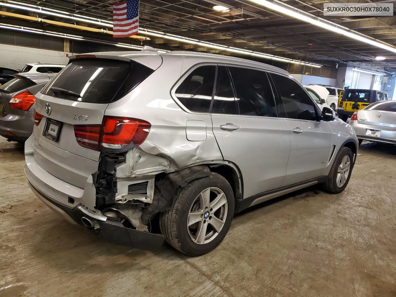 2017 BMW X5 xDrive35I VIN: 5UXKR0C30H0X78040 Lot: 53261114