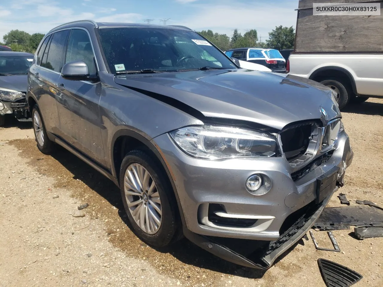 2017 BMW X5 xDrive35I VIN: 5UXKR0C30H0X83125 Lot: 61323524