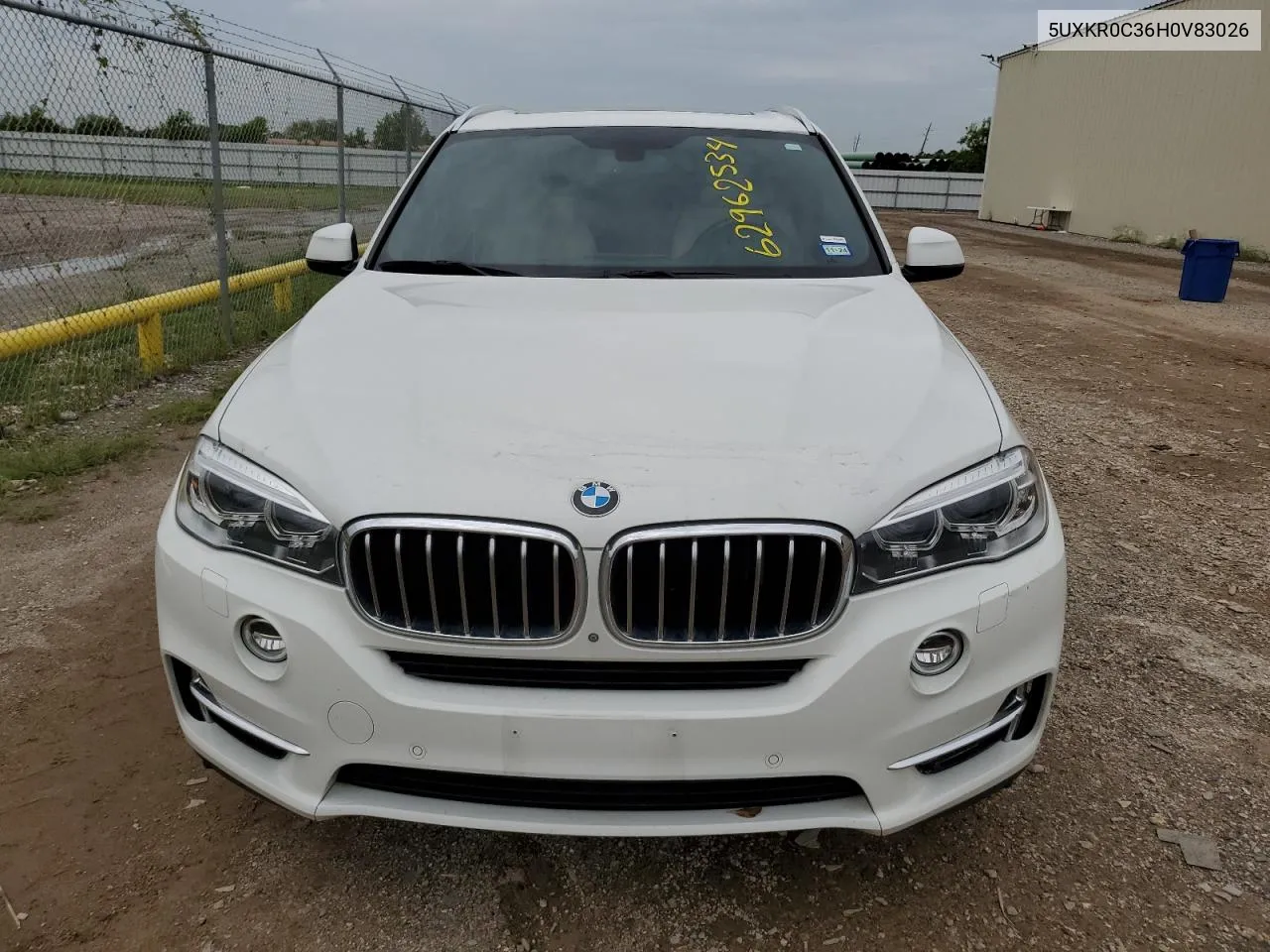 5UXKR0C36H0V83026 2017 BMW X5 xDrive35I