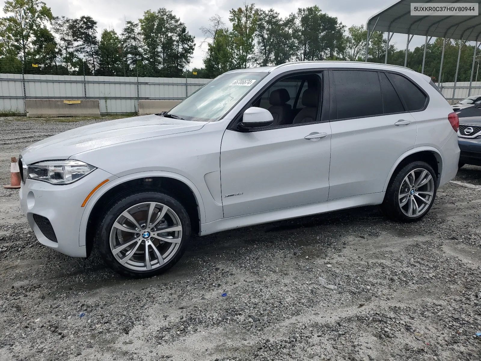 2017 BMW X5 xDrive35I VIN: 5UXKR0C37H0V80944 Lot: 66706674