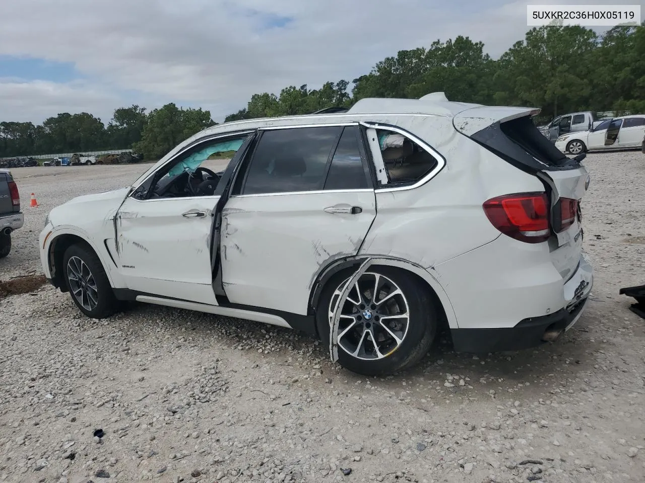 2017 BMW X5 Sdrive35I VIN: 5UXKR2C36H0X05119 Lot: 70137574