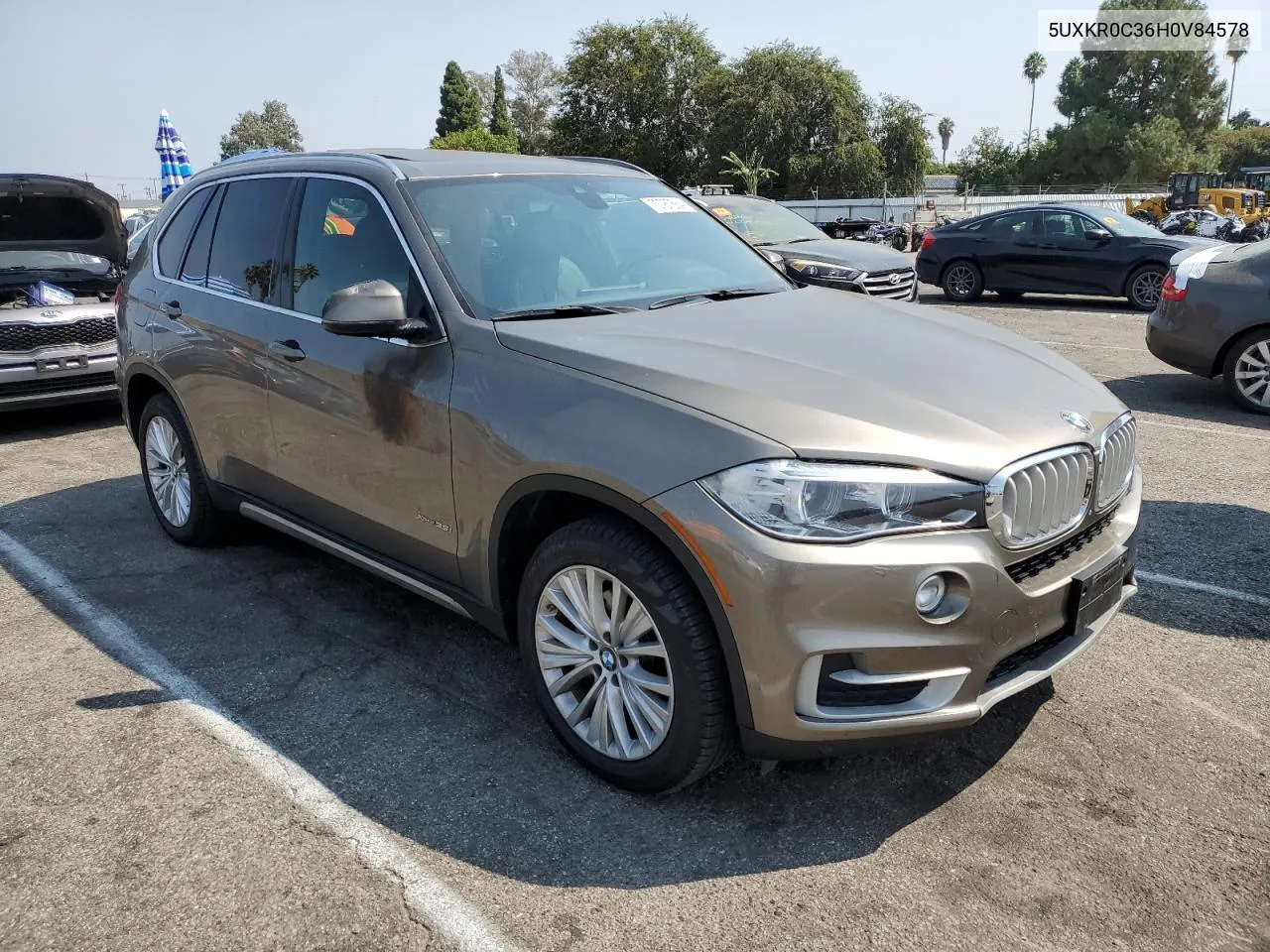 2017 BMW X5 xDrive35I VIN: 5UXKR0C36H0V84578 Lot: 70787564