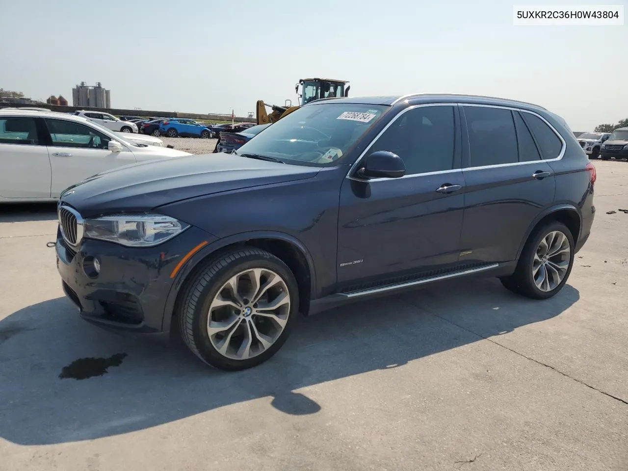 2017 BMW X5 Sdrive35I VIN: 5UXKR2C36H0W43804 Lot: 72268784