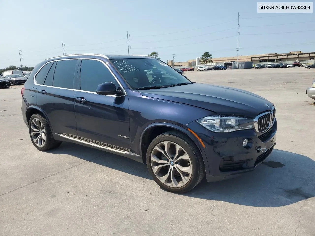 2017 BMW X5 Sdrive35I VIN: 5UXKR2C36H0W43804 Lot: 72268784