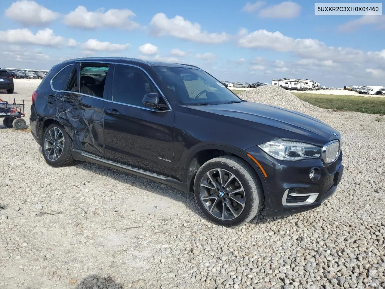 2017 BMW X5 Sdrive35I VIN: 5UXKR2C3XH0X04460 Lot: 72325324