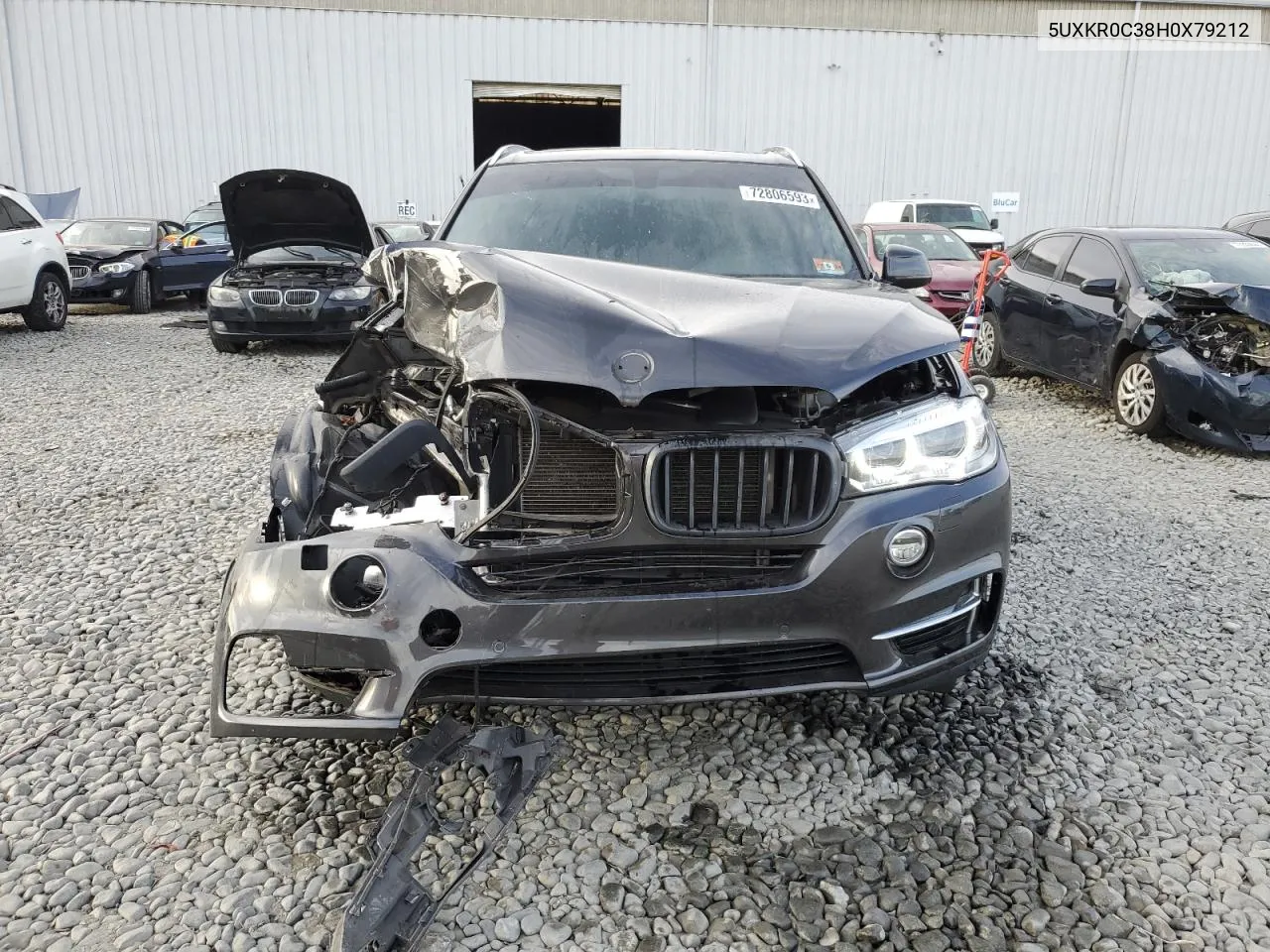 2017 BMW X5 xDrive35I VIN: 5UXKR0C38H0X79212 Lot: 72806593