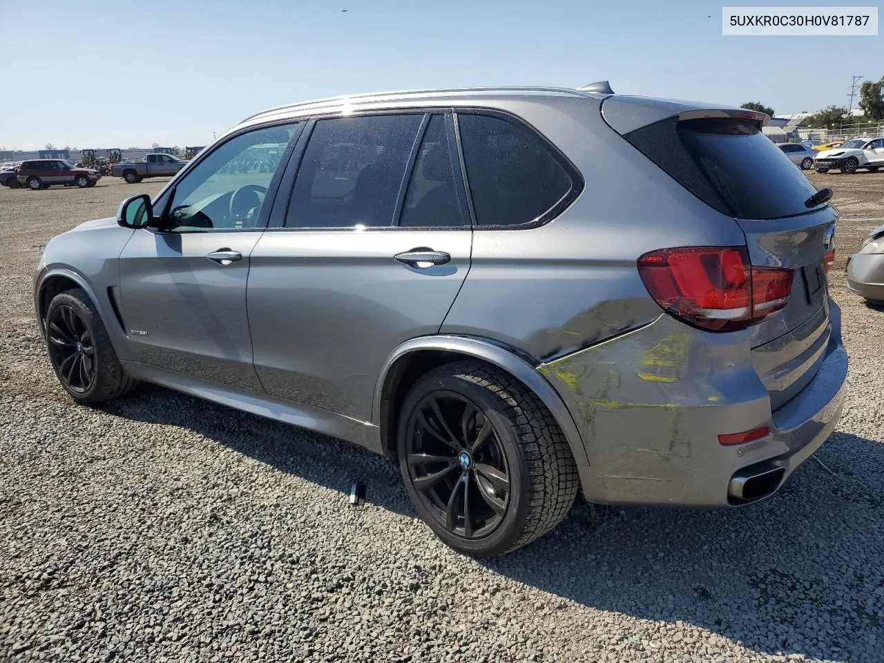 2017 BMW X5 xDrive35I VIN: 5UXKR0C30H0V81787 Lot: 73435284