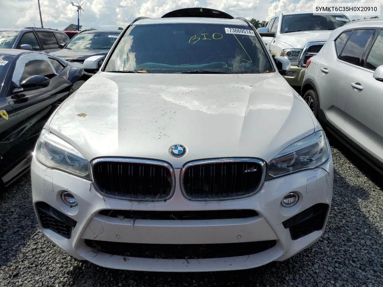 2017 BMW X5 M VIN: 5YMKT6C35H0X20910 Lot: 73669514