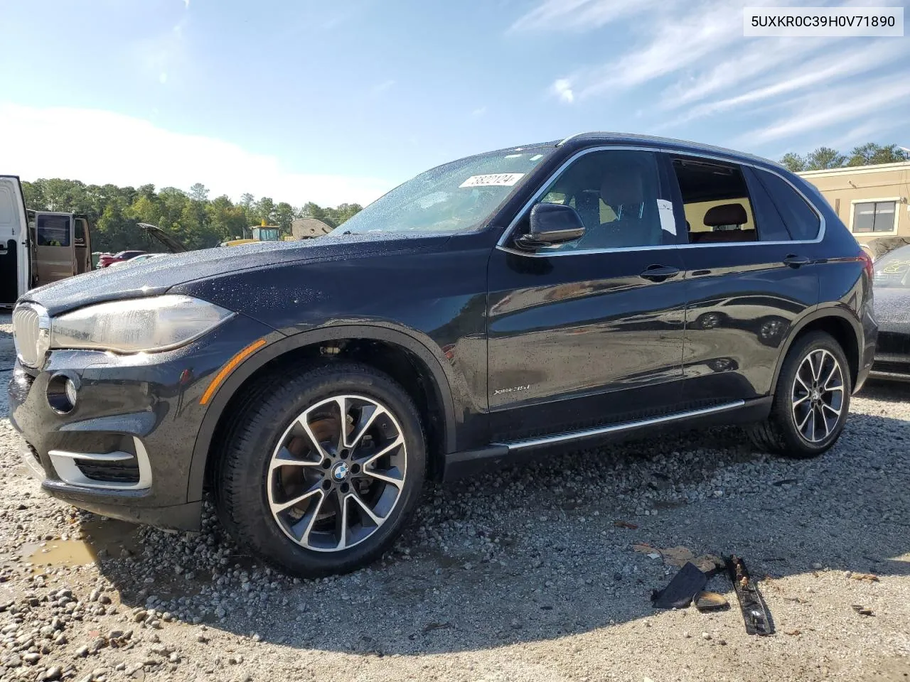 2017 BMW X5 xDrive35I VIN: 5UXKR0C39H0V71890 Lot: 73822124