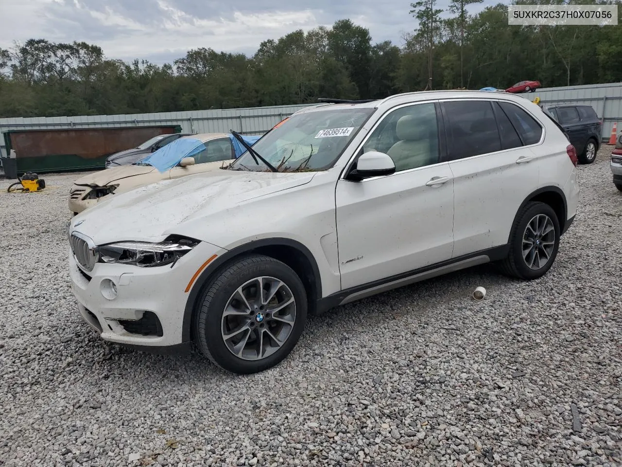 2017 BMW X5 Sdrive35I VIN: 5UXKR2C37H0X07056 Lot: 74639514